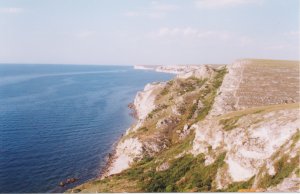 Джангуль, направо от Оленевки